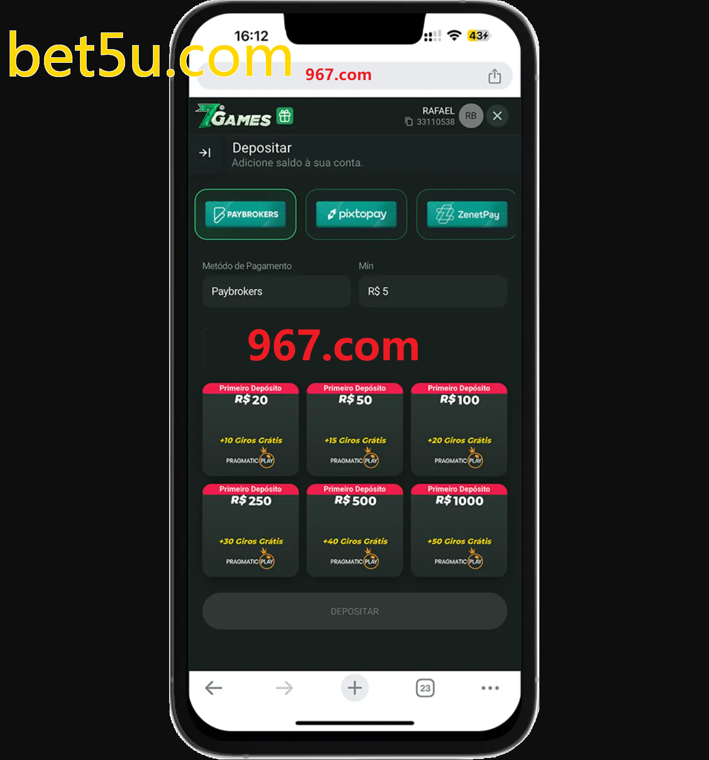 Baixe o aplicativo bet5u.com para jogar a qualquer momento